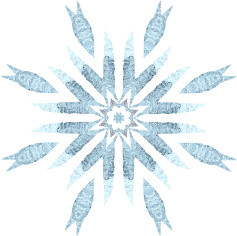 一片雪花免抠素材