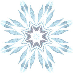 一片雪花免抠素材