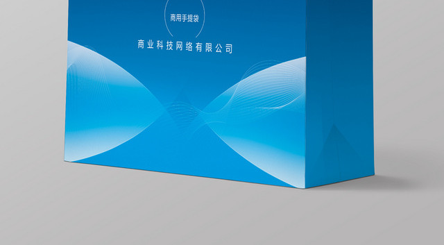 商业网络科技包装手提袋