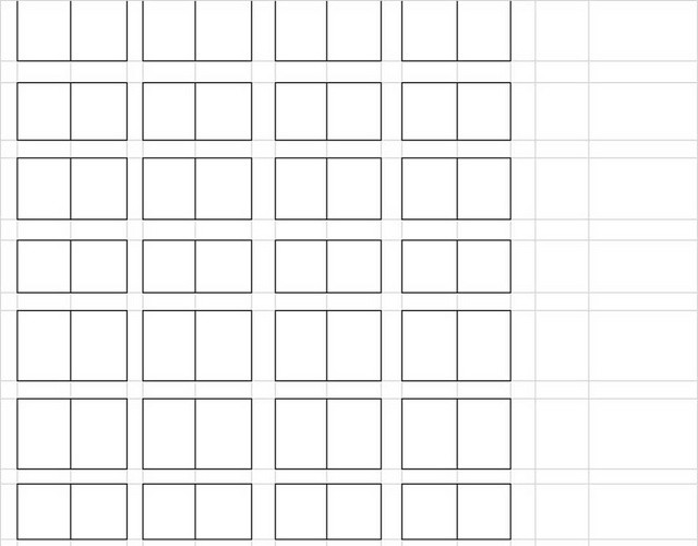 黑白简约班级座位表中小学座位表一览表