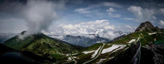 摄影自然火山喷发背景图片