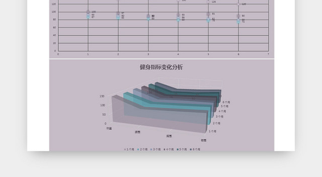 健身运动减肥计划表EXCEL模板