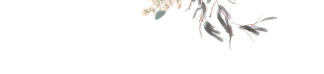 树枝树叶花装饰