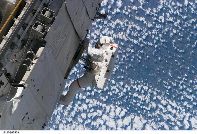 摄影宇宙宇航员太空漫步背景图片