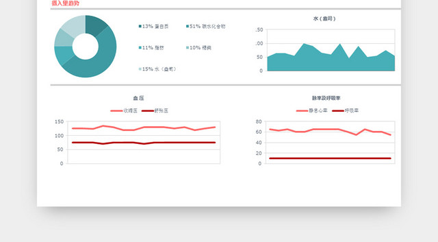 健身运动减肥计划表EXCEL模板