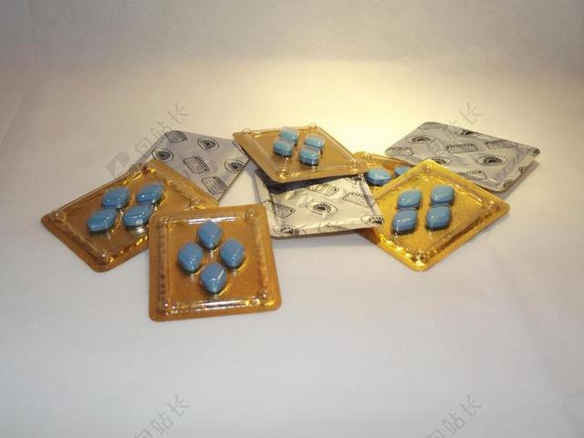 医疗蓝色的药片背景图片