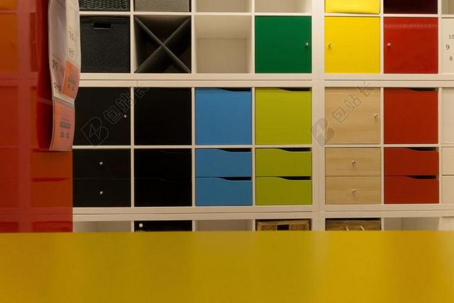 建筑简约室内摆设背景图片