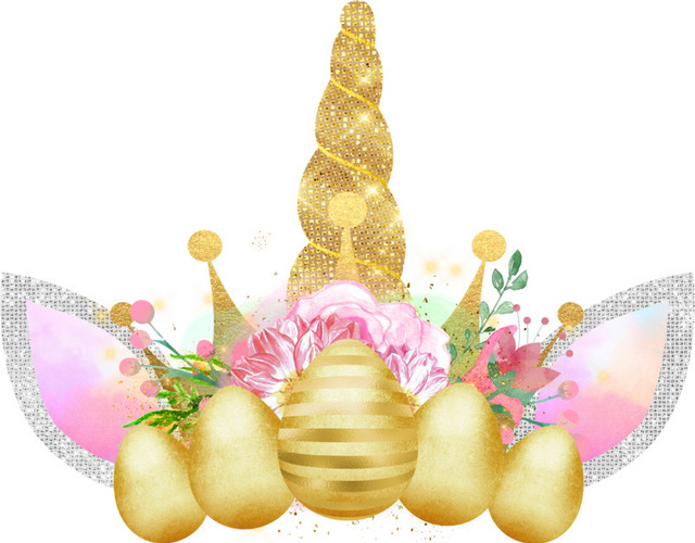 彩色色清新梦幻配饰免抠素材