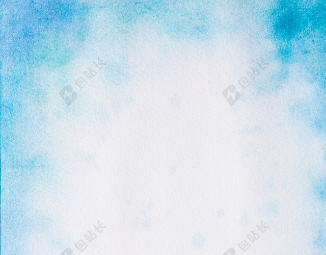 蓝色墨迹涂料背景图