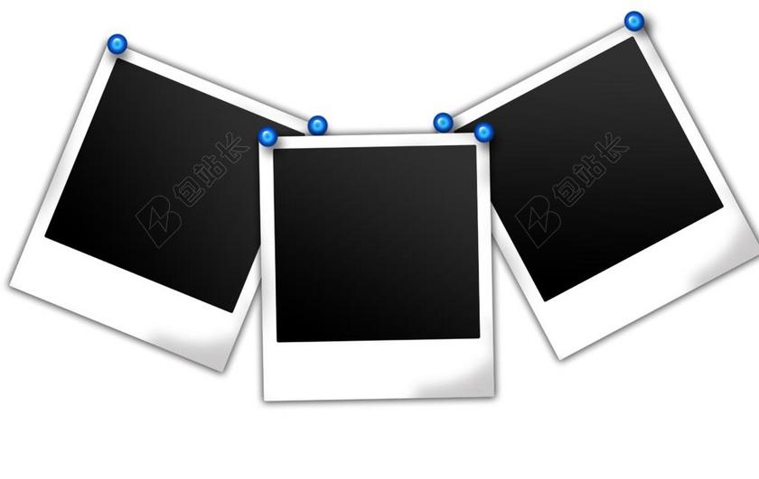 设计墙上的照片背景图片