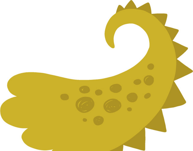 恐龙尾巴免抠素材