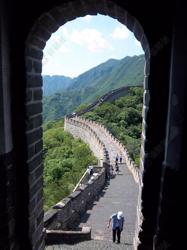 中国的长城 中国 旅游 不知道 著名 边境 墙