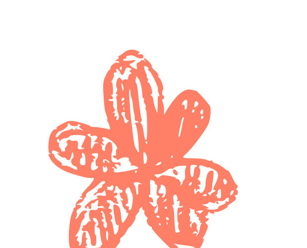彩绘风花瓣矢量元素