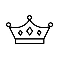 卡通几何线条皇冠