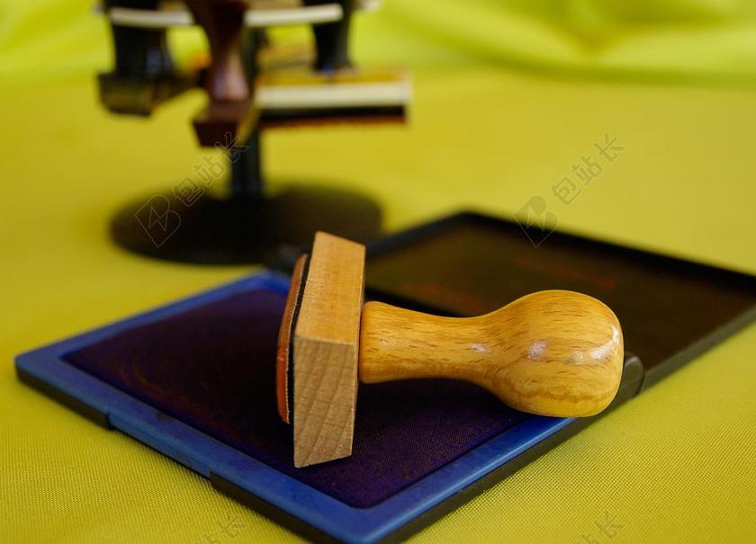 摄影简约图章背景图片