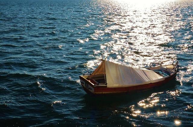 船 水 华盖 海洋 湖 帆船 地平线 单 帐篷 渔船 海