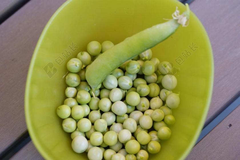 豌豆 豌豆荚 蔬菜 炮轰 炮击豌豆 食品 碗 收获 花园