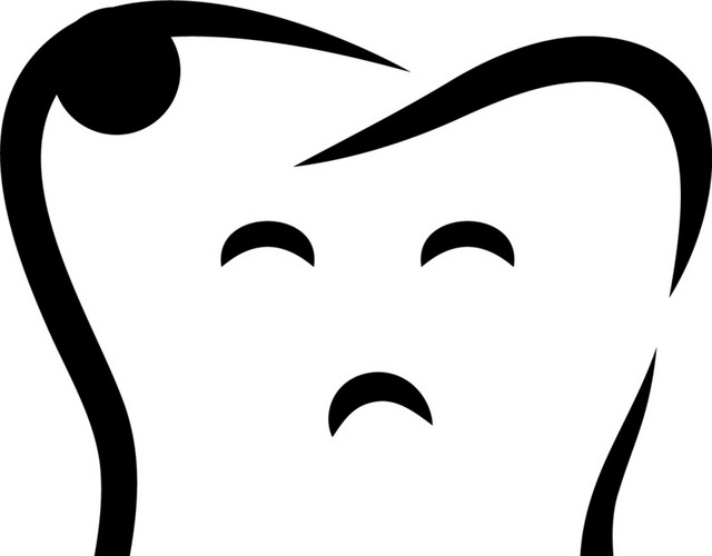 蛀牙牙齿口腔矢量图素材