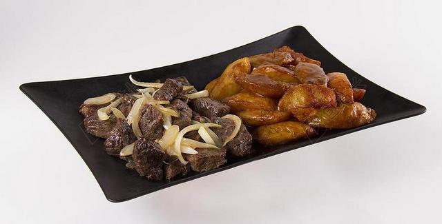 餐饮唯美午餐肉背景图片