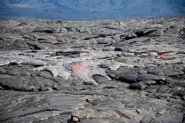 火山 岩浆 流 喷发 景观 活跃 热 地质 夏威夷
