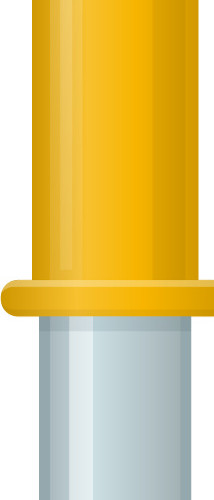 彩色清新医疗吸管矢量插画素材