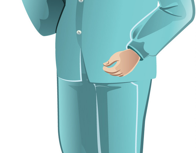 卡通医生元素