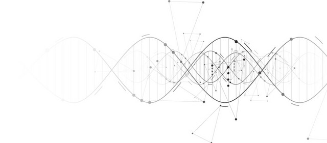 黑色商务风现代科技DNA序列免抠素材