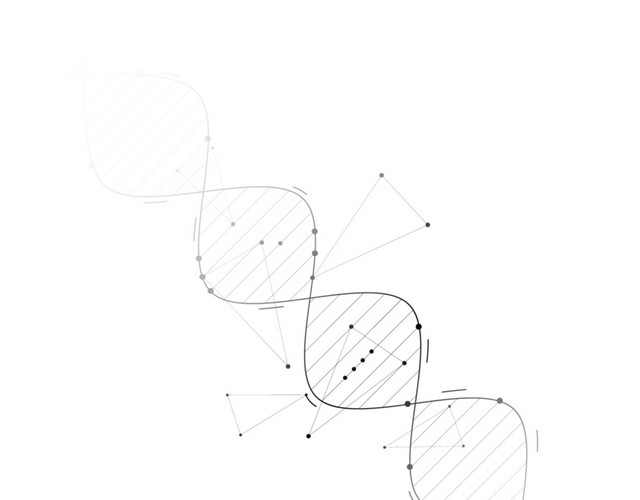 黑色商务风现代科技DNA序列免抠素材