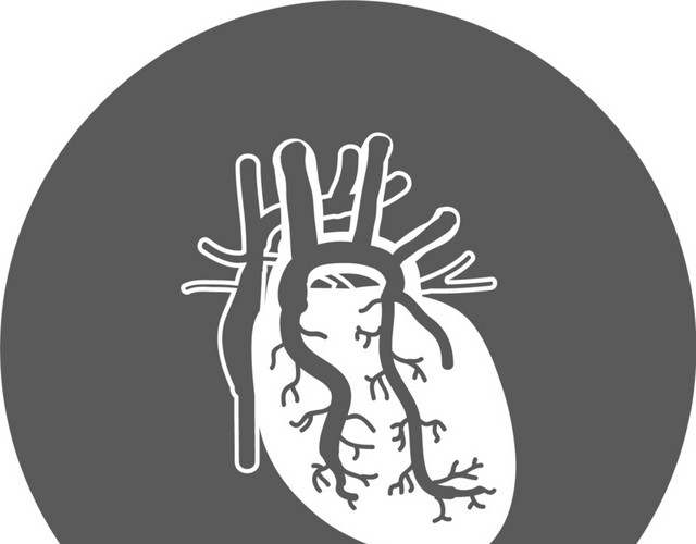 黑白卡通手绘人体器官医用标识免抠素材