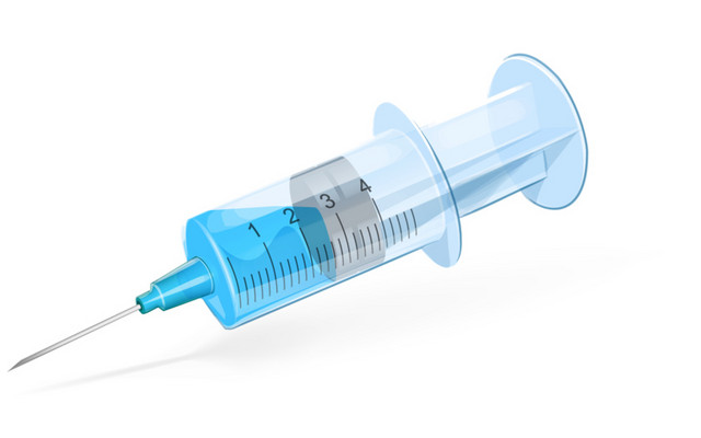 彩色卡通手绘医用注射器免抠素材