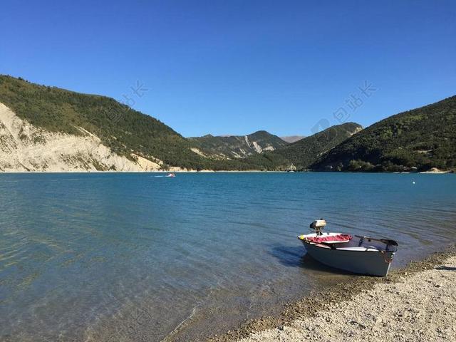 变种 湖 法国 景观 性质 水 平静的水面