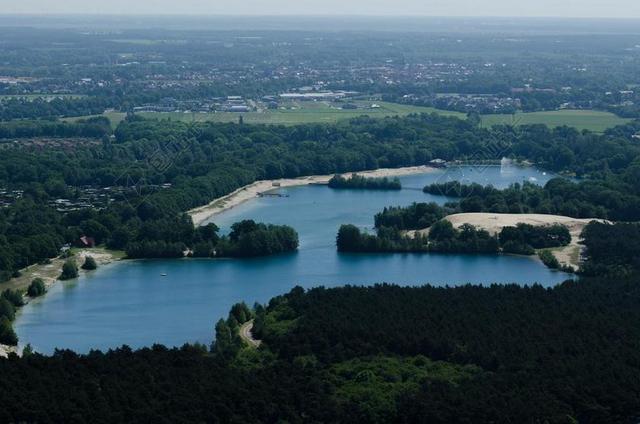 浴 鸟瞰图 位于 上 上湖 EMSLAND