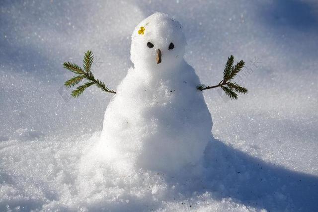 雪人 雪 冬天