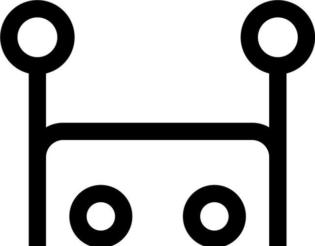 简笔画机器人图标素材