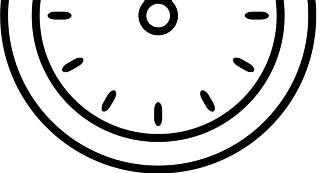 简笔画计时器图标素材