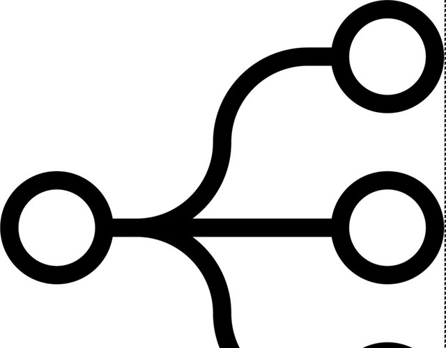简笔画流程图图标素材