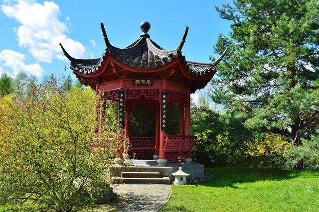 凉亭 中国园林 世界花园 柏林 文化 巧妙