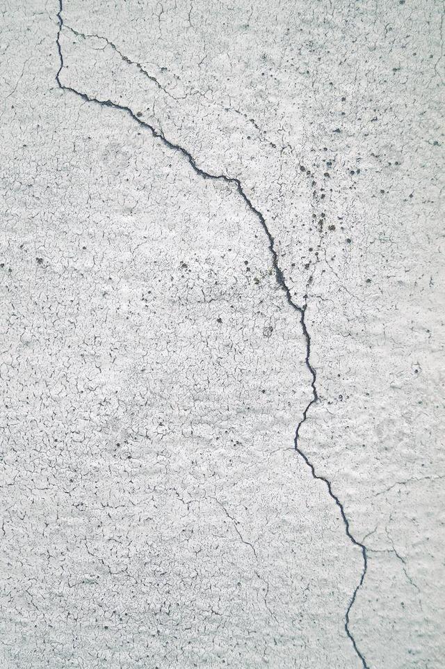 裂纹 正面 墙 结构 石膏 详细信息