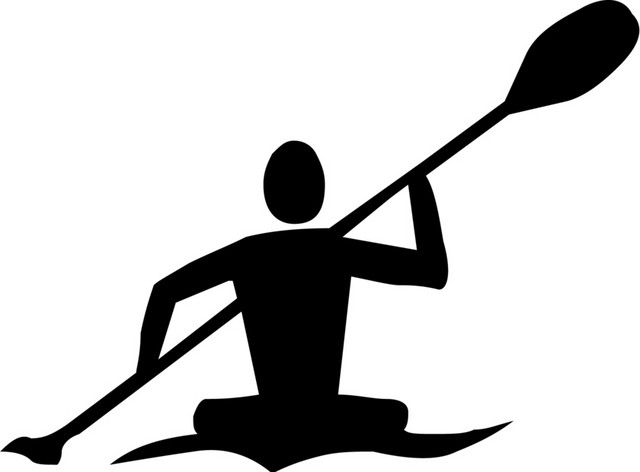 男子皮划艇图标