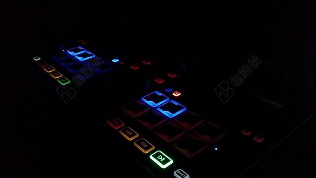 DJ 调节器 黑暗 夜 钮 灯