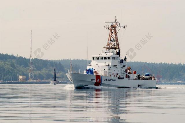 船舶 刀具 我们海岸警卫 护送 潜艇 美国海军 USS肯塔基