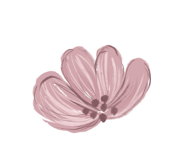 红色红花装饰