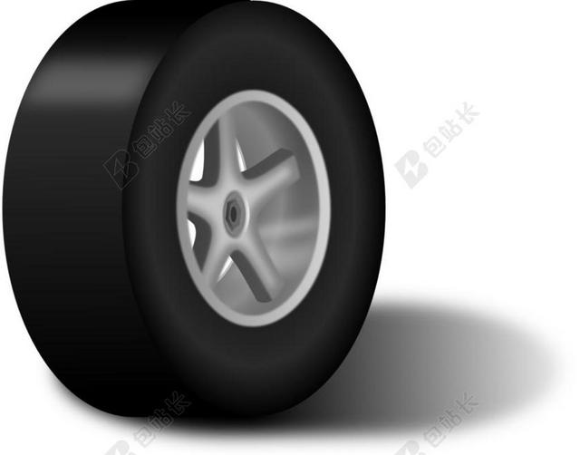 轮胎 车轮 车 RIM 黑 橡胶 圆
