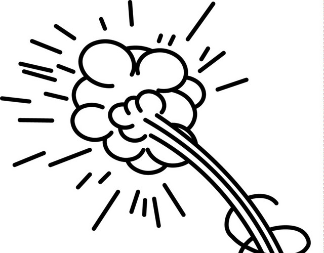 漫画风格气体涂鸦