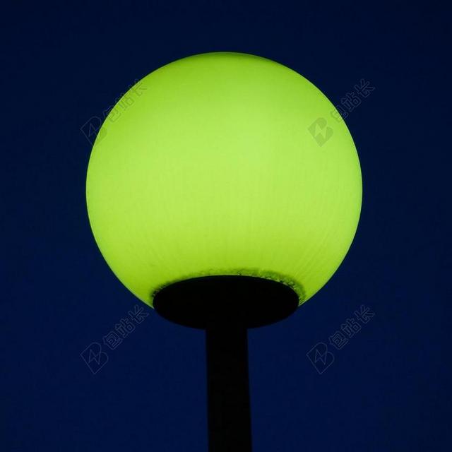 路灯 照亮 夜 暗