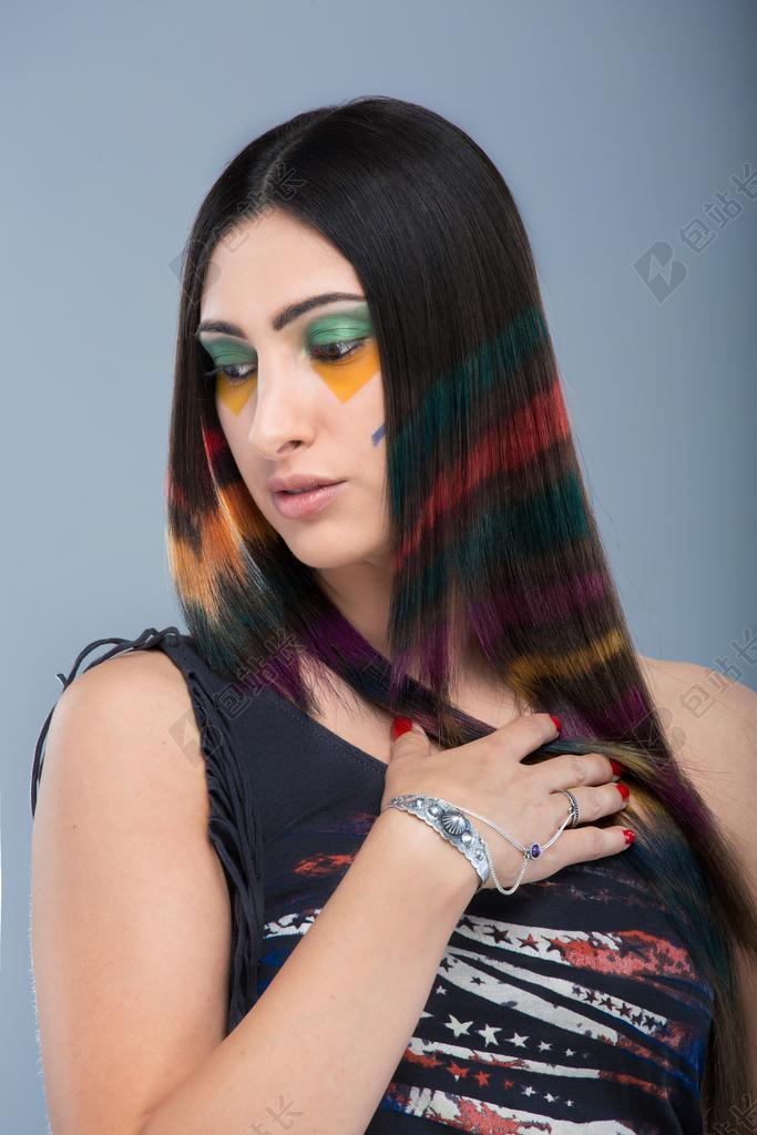 广告时尚女子模特背景图片