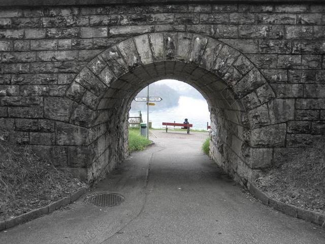 桥 查看 建设 隧道 巨大 看看另一面