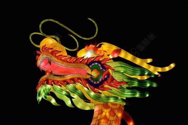 广告时尚中国龙灯饰背景图片
