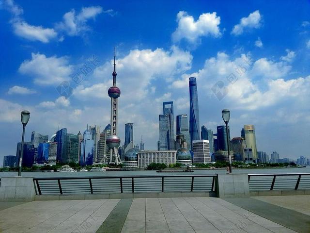 旅游时尚上海外滩背景图片