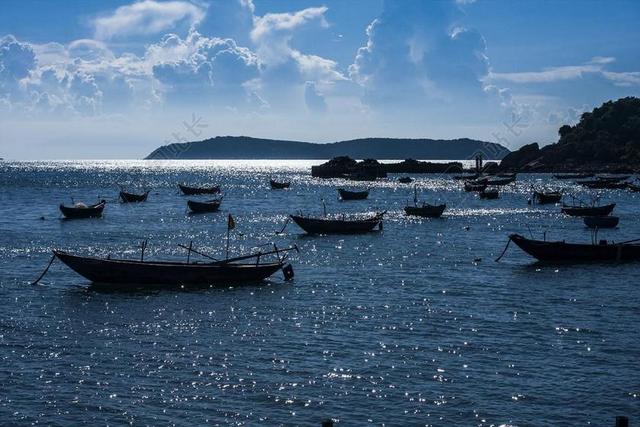 越南 旅游 景观 CULAOCHAM 日落 照片 海滩 夏季